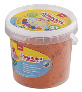 Песочница домашняя – Оранжевый песок 1 кг. (Лори, Дп-012)